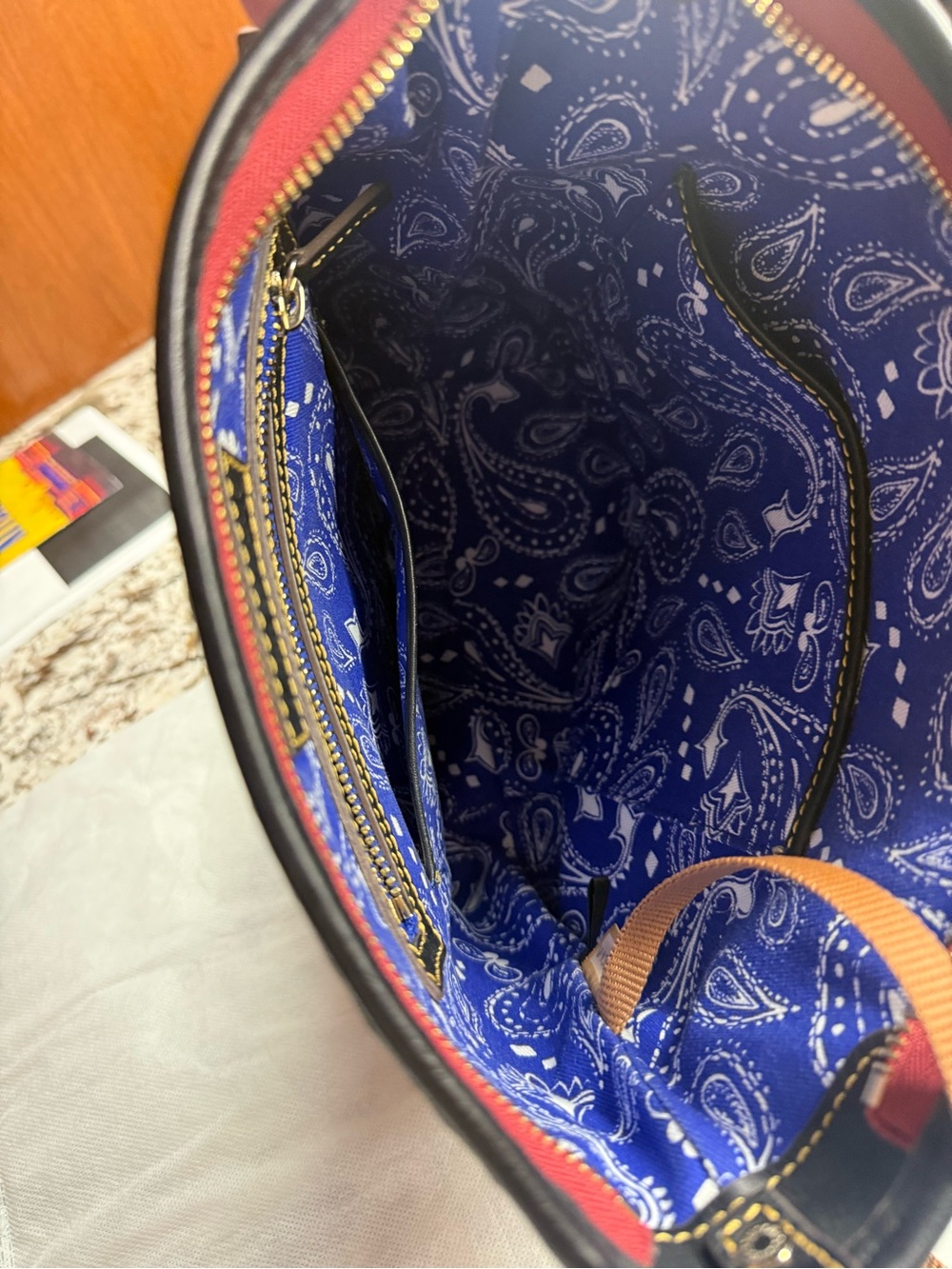 Dooney & Bourke Black Leather Crossbody with Horseshoe Appliqué - Picture 7 of 11